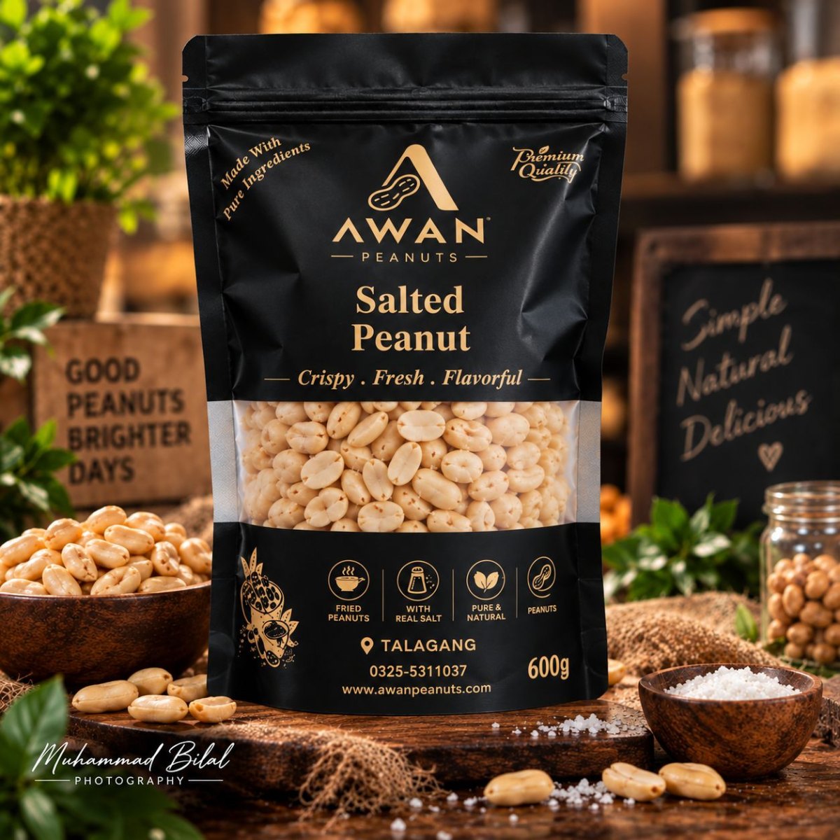 Salted Peanuts Nuts — Awan Peanuts