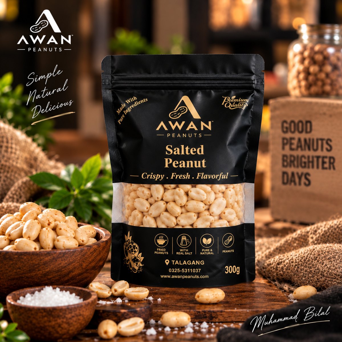 SALTED PEANUTS NUTS from Awan Peanuts